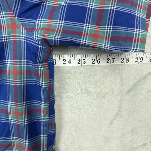 L.L. Bean Wrinkle Resistant Plaid Shirt Men Size M Traditional Fit 100% Cotton - Picture 9 of 9